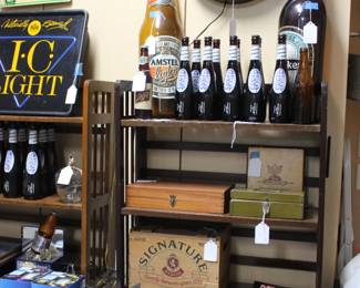 ADVERTISING SIGNS AND ACCESSORIES, MORE COORS BASEBALL BAT BOTTLES WITH THE TOPS STILL ON THEM