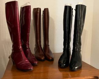 Salvatore Ferragamo Knee Boots Vintage with original boxes