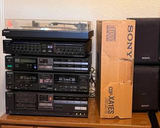 Vintage SONY stero system