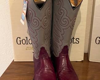 Tony Lama LIZARD skin boots