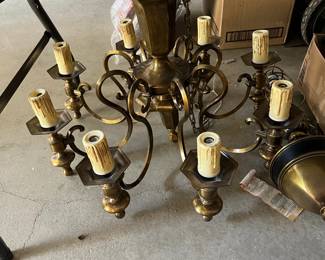 Vintage BRASS chandelier