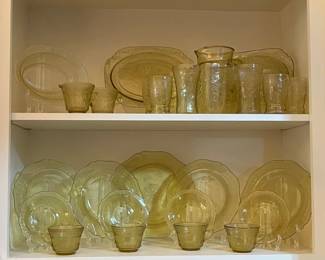 Yellow Depression Glassware