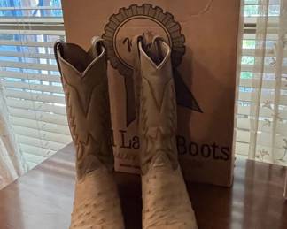 Tony Lama Full Quill Ostrich Boots