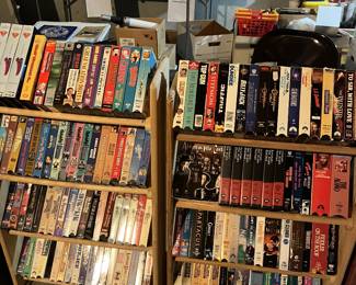 VHS tapes 