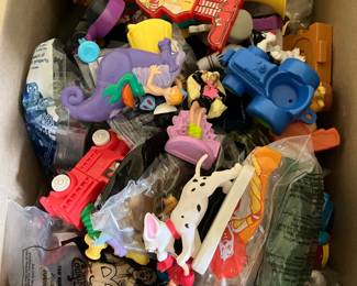 McDonald’s toys collected over decades. Fill a bag!
