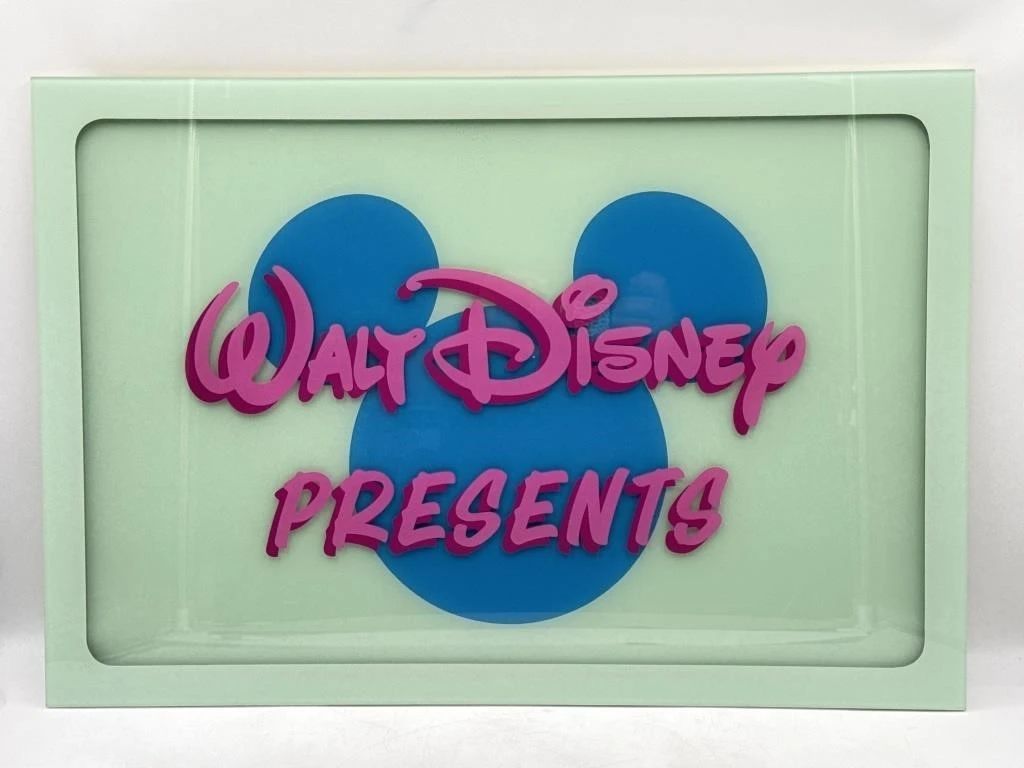 hand painted disney sign