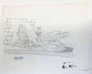 duck and junglebook art