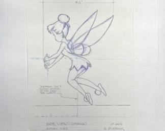 tinkerbell side view art