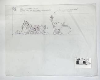lion king dumbo sketch