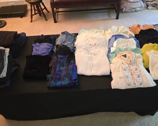 Tops and slacks