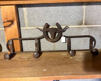 railroad spikes wall hanger
