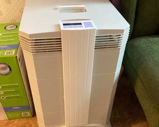 IQAir HealthPro HEPA air purifier with remote