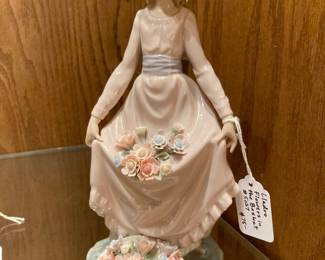Lladro Basket of Flowers