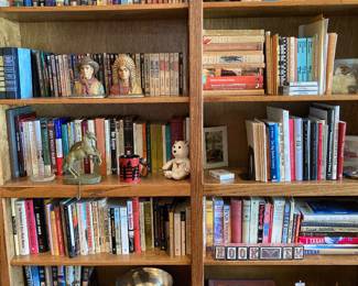 books, bookends, bowls, etc.