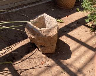 stone planter