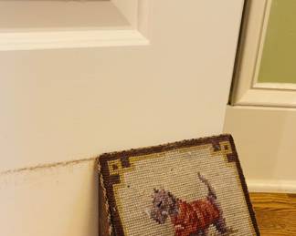 Door stop, hand embroirdered