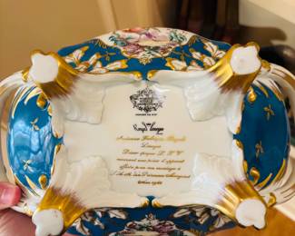 This is a very special and rare piece of Royal Limoges dated 1960