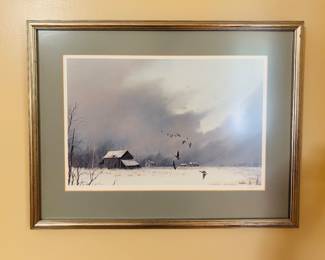 Herb Jones "December Day" Signed and Numbered