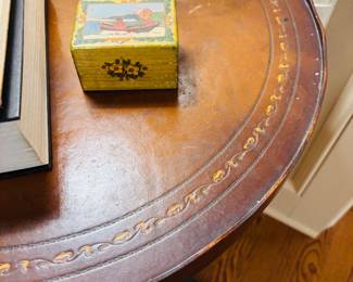Table shows wear commensurate with age