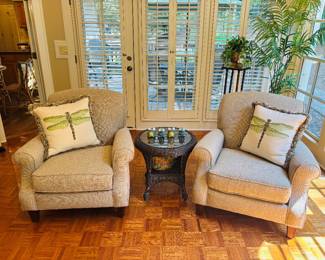 Pair of chairs in Sunroom