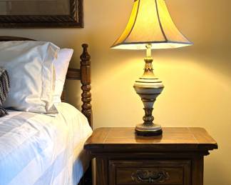 Lamps and side tables
