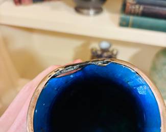 Damaged rim of vase