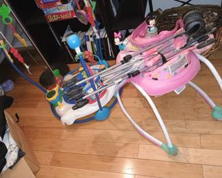 Children's interactive sit-to-stand musical activity walker / play center. Plus more not shown