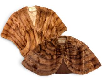 Vintage Mink Fur Wrap Stole