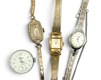 Benrus 14k Gold Wristwatch More Vintage Womens Watches