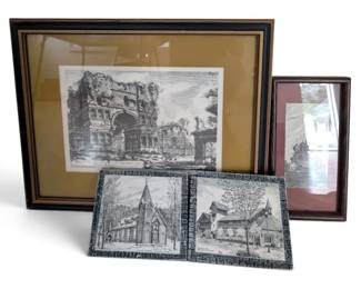 White Black Framed Prints Some Signed Numbered