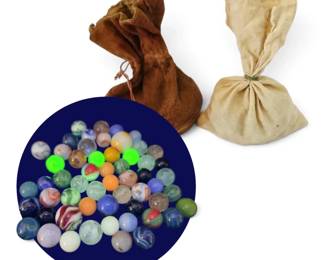 Antique Marbles Some Glow