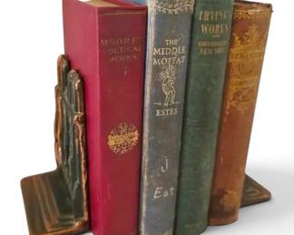 Vintage Antique Books Bookends