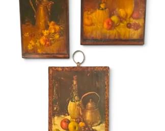 Vintage Wooden Art Print Wall Hangings