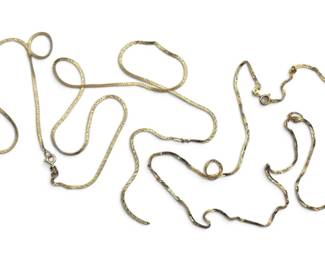 14k Gold Scrap Jewelry 3.35g Total