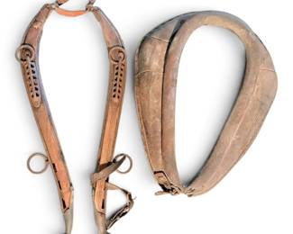 Antique Horse Hames Leather Horse Collar