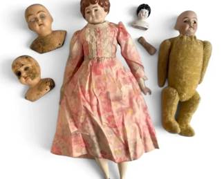 Antique Porcelain Doll More