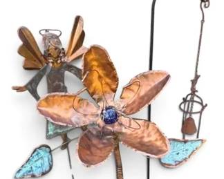 Outdoor Copper Lawn Decor