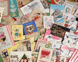 150 Vintage Greeting Cards