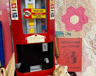 SELECT-O-VEND CANDY VENDING MACHINE.