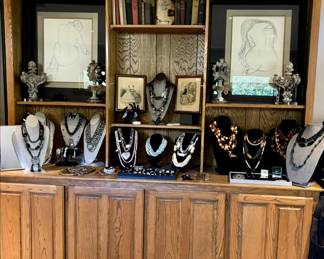 TONS OF COSTUME JEWELRY AS WELL.  
