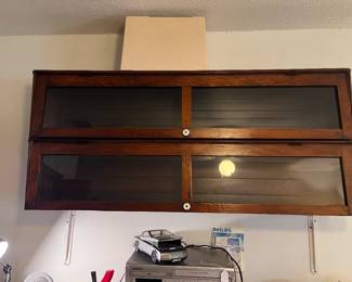 Vintage display shelves