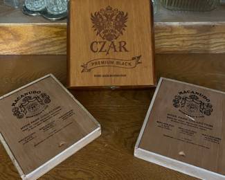 Vintage cigar cases