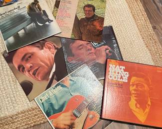 Johnny Cash Glen Campbell, etc. LPS