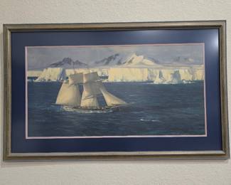 Christopher Blossom signed and numbered print