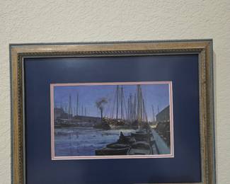 Christopher Blossom signed in numbered print