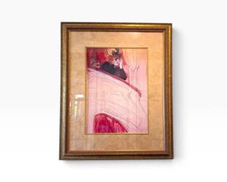 42 ToulouseLautrecTheBoxwiththeGoldenMaskFramedPrint