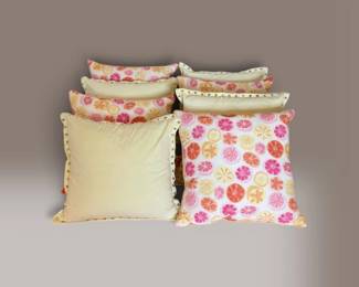 185 4MarthaStewartCitrus4YellowSpringSummerThrowPillows