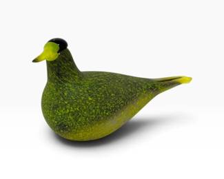 40 VintageOivaToikkaKiislaArtGlassBirdIittalaNuutajrviFinland
