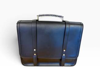 209 NewECOSUSIBlackStructuredLaptopBriefcasewShoulderStrap