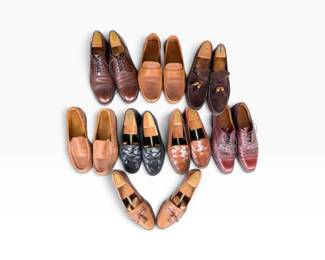 110 8PairsMensDesignerLeatherDressShoesGucciBraganoMore